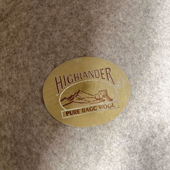 VTG Royal Ascot Highlander Flat Cap 100% Wool Ivy Hat Made in USA Sz L - Picture 5 of 11